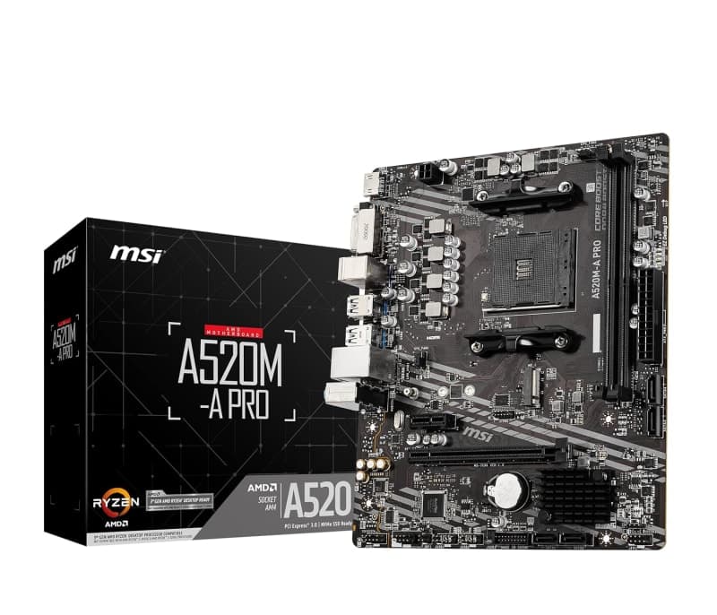 MSI A520M A-PRO Motherboard